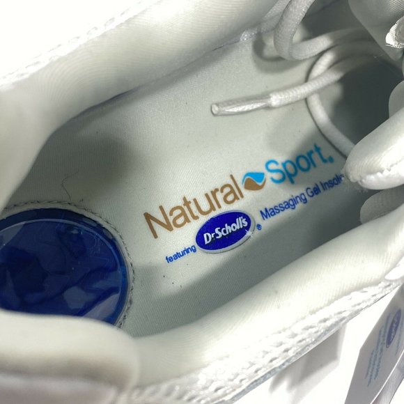 Dr Scholls Womens Natural Sport Atlas Walking Shoes White Low Top Lace Up 6.5 M - Picture 8 of 9